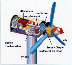 génératrices d'eolienne